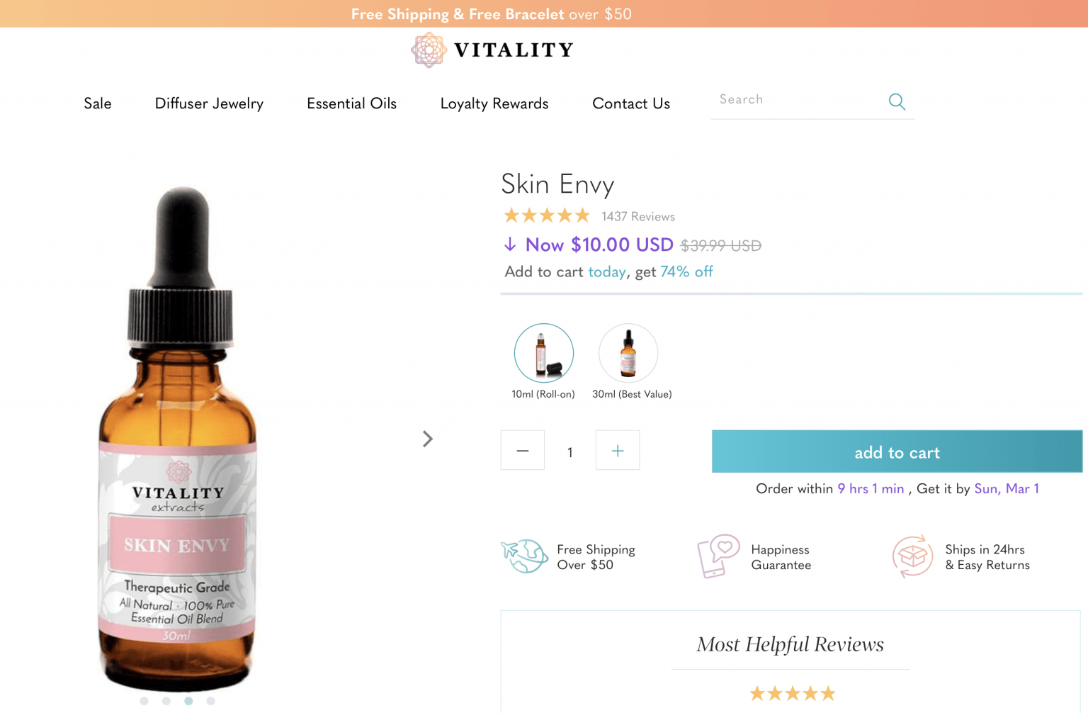 Vitality Skin Envy Review - Does it Actually Work?