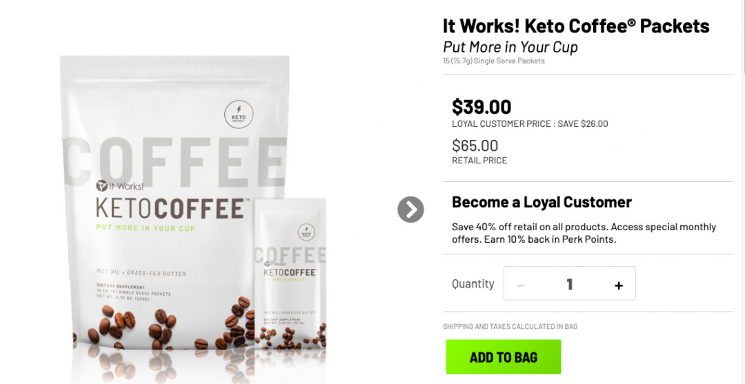 It Works Keto Coffee Review Can This Coffee Keep You In Ketosis?