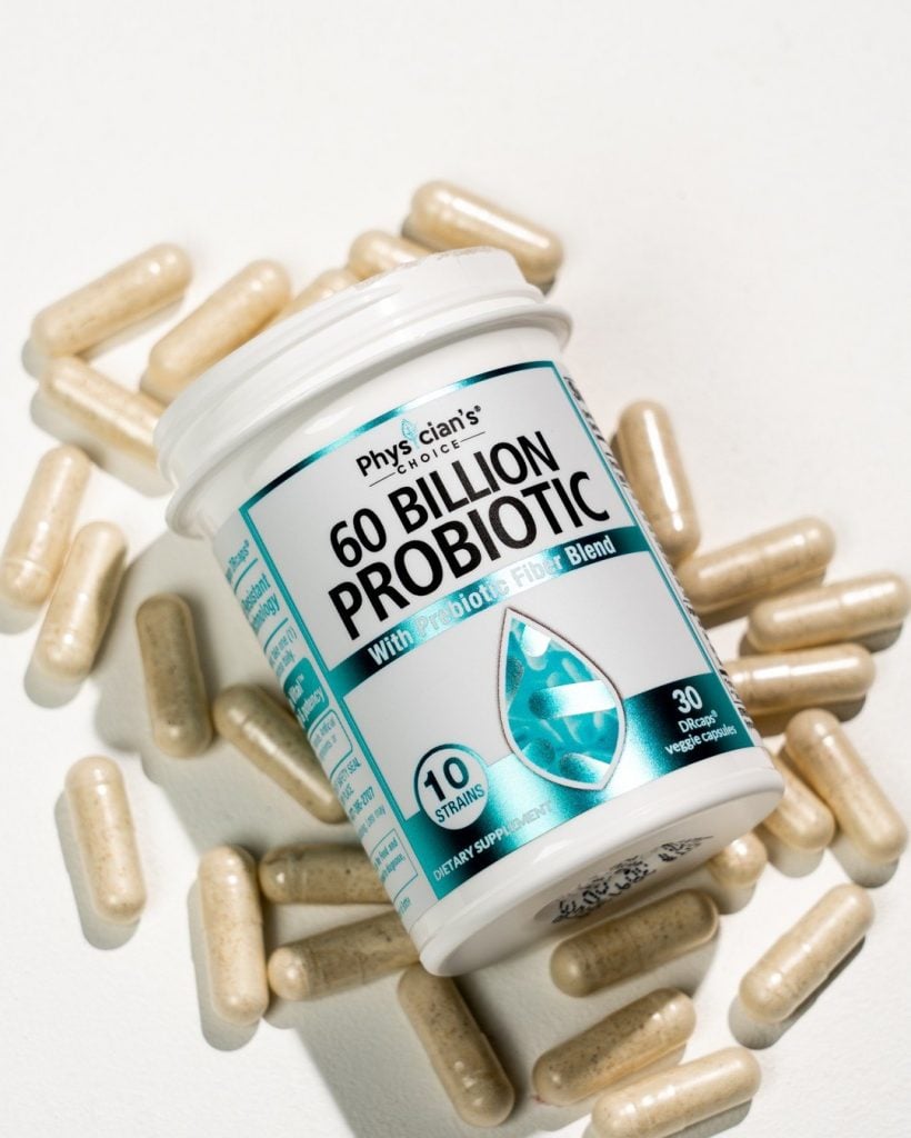 Physician’s Choice Probiotic Capsules And Bottle