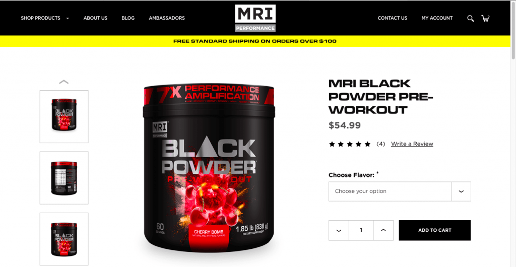 MRI Black Powder Website