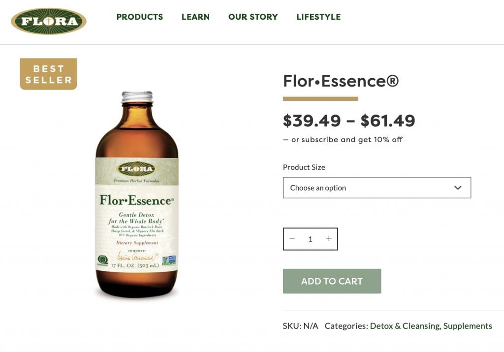 Flor•Essence Website