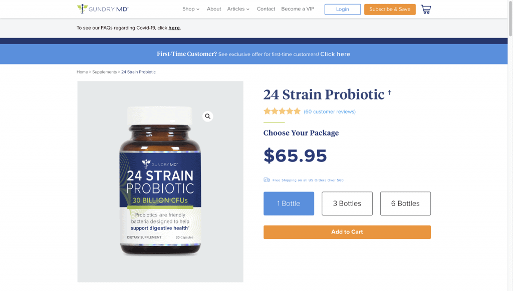 24 Strain Probiotic Website