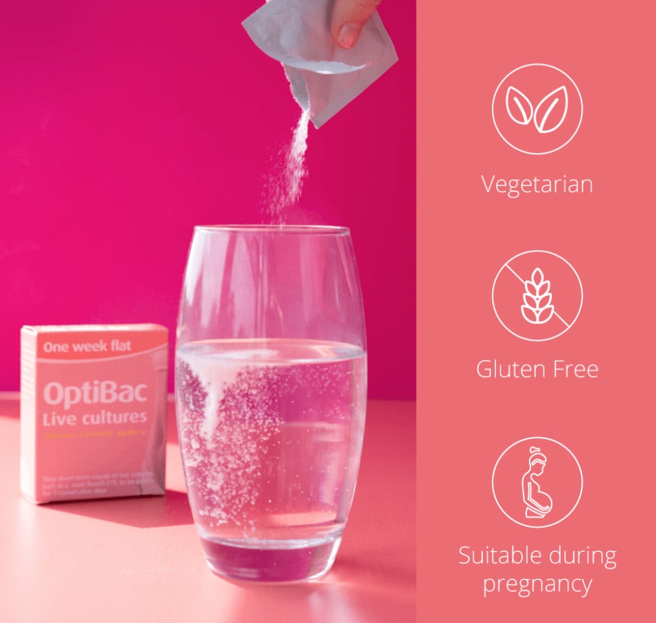 OptiBac Probiotics One Week Flat Benefits