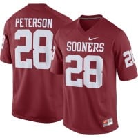 Peterson Oklahoma #28 jersey