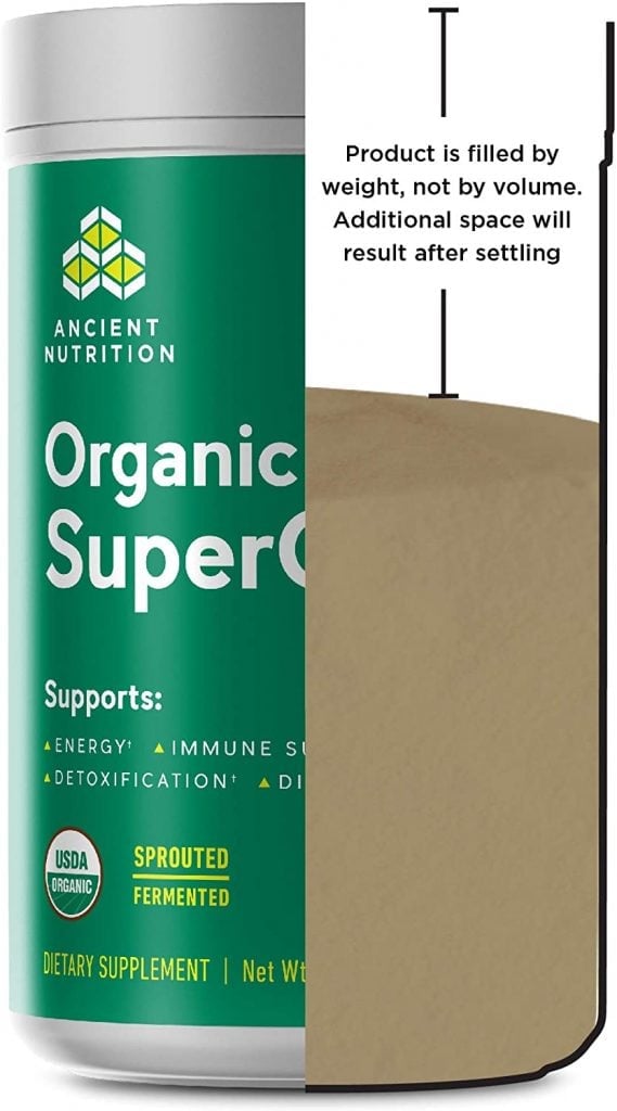 Ancient Nutrition Organic SuperGreens Content
