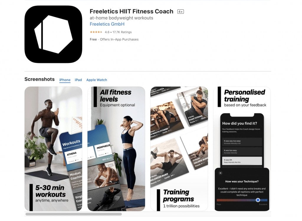 Freeletics Training Coach