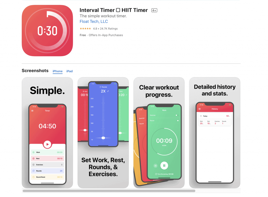 HIIT Timer & Interval Timer