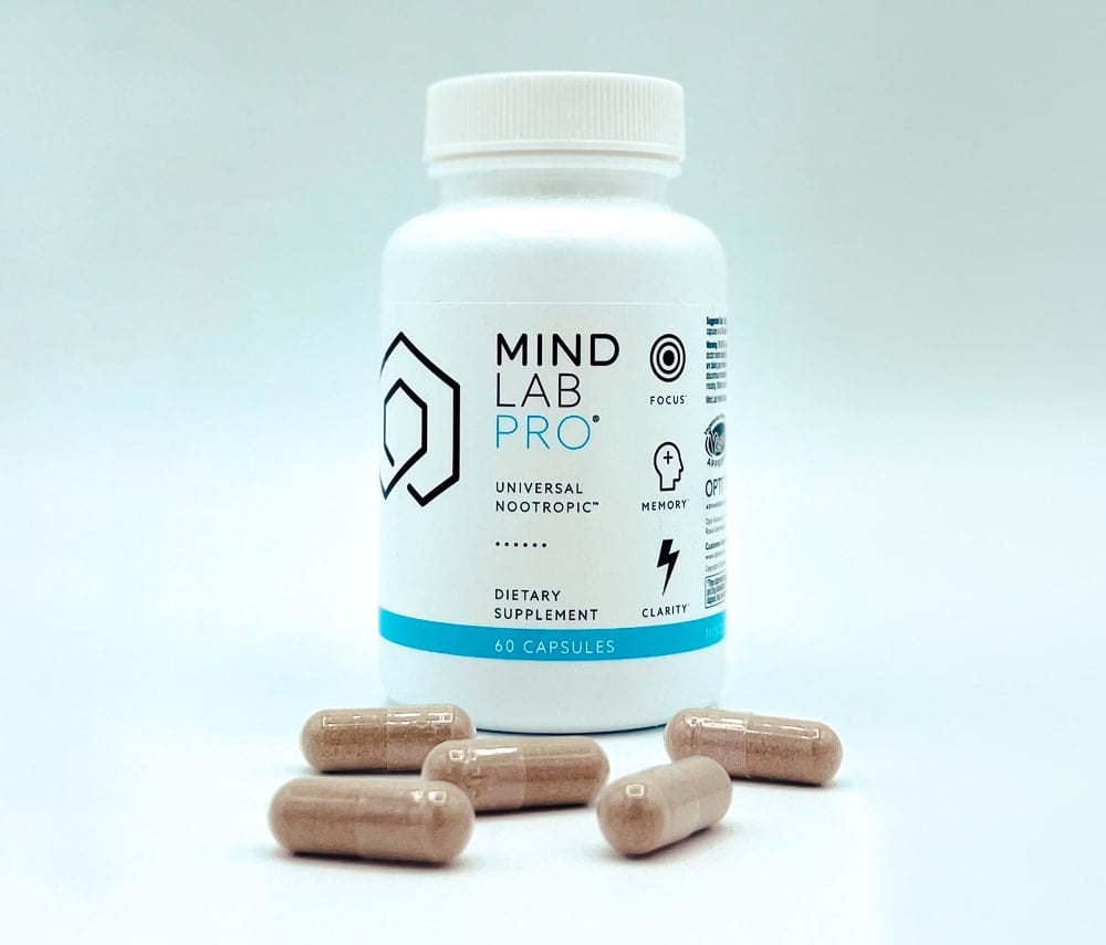 Mind Lab Pro Bottle And Pills