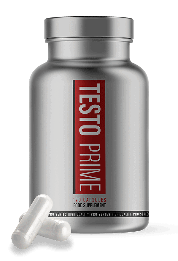 TestoPrime Capsule and Bottle