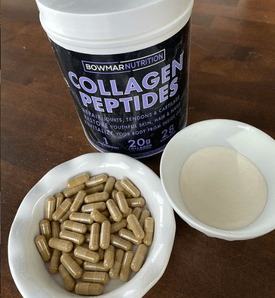 Bowmar Nutrition Collagen Peptides Powder with capsules