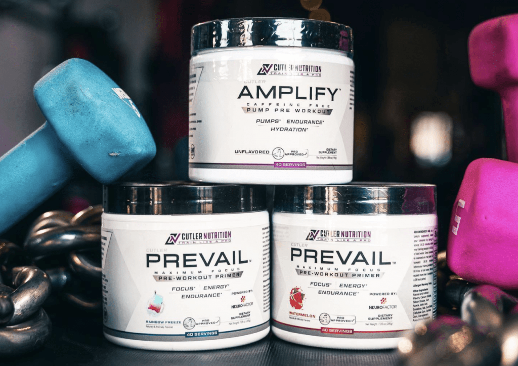 PREVAIL  Jay Cutler Pre Workout Energy Supplement with Alpha GPC