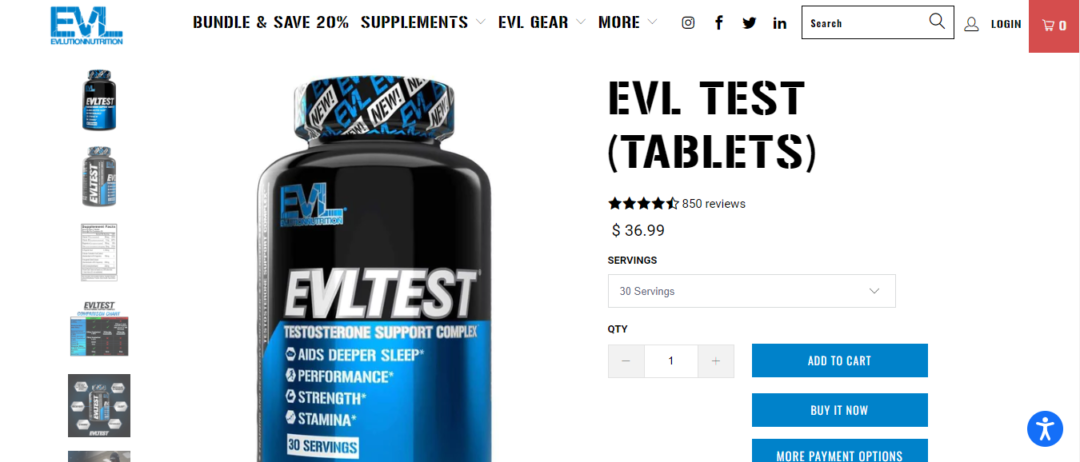 EVLTEST Review - Does This Testosterone Complex Work?