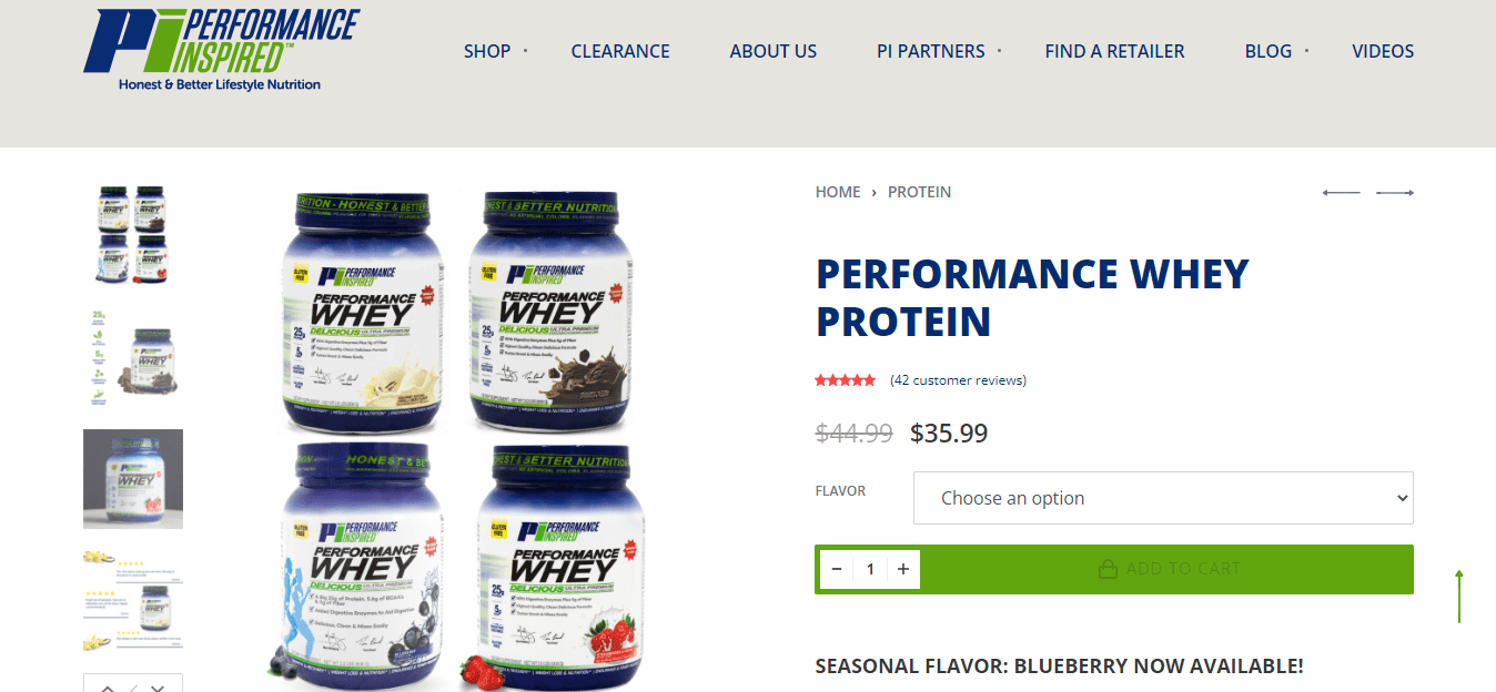 Performance Inspired Whey Protein Review - Is It Effective?
