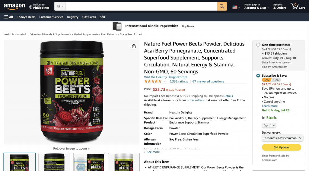 nature fuel power beets powder where to buy