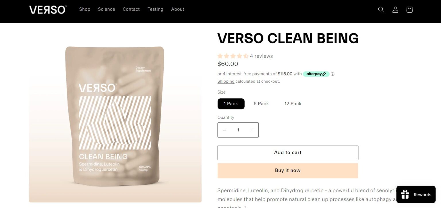 Verso Clean Being Review - Is This Supplement Worth Using?