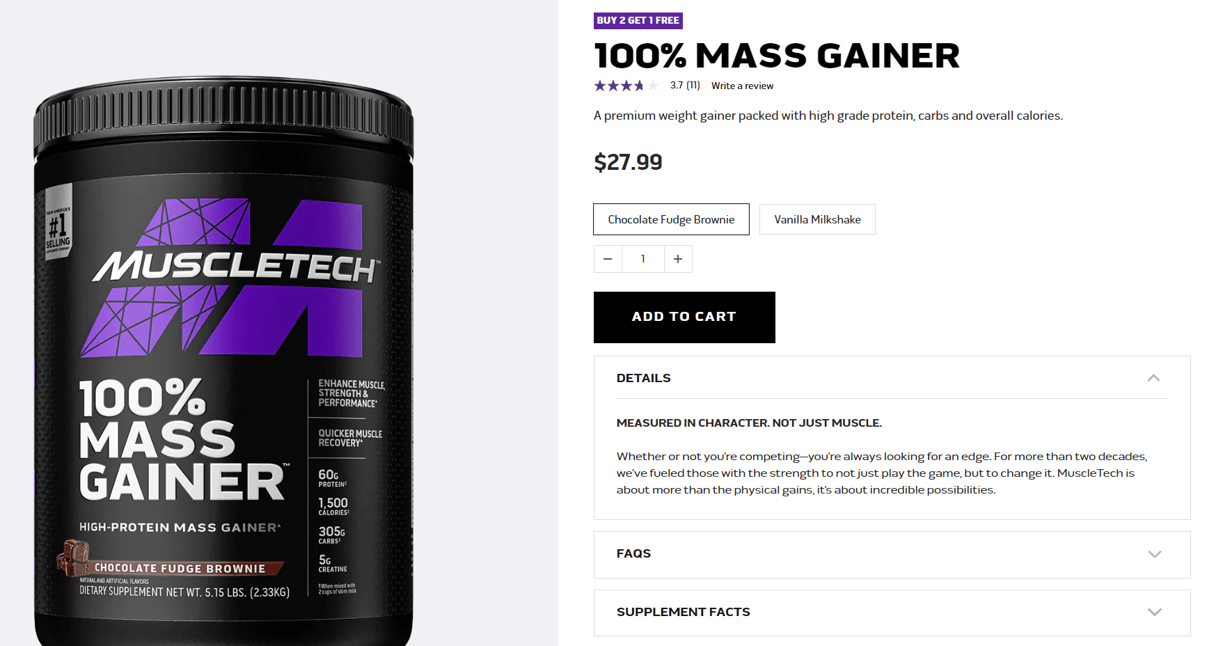 MuscleTech 100% Mass Gainer Review - Is It A Worthy Option?