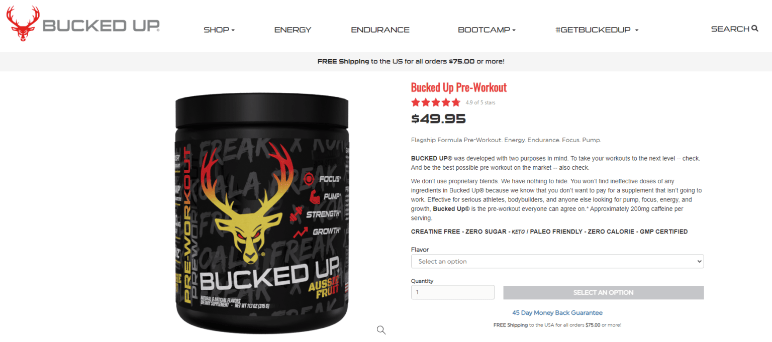 Bucked Up Pre-Workout Review - Is It Worth Using?