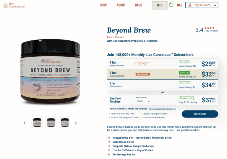 Beyond Brew Mushroom Coffee Review - Is It Right For You?