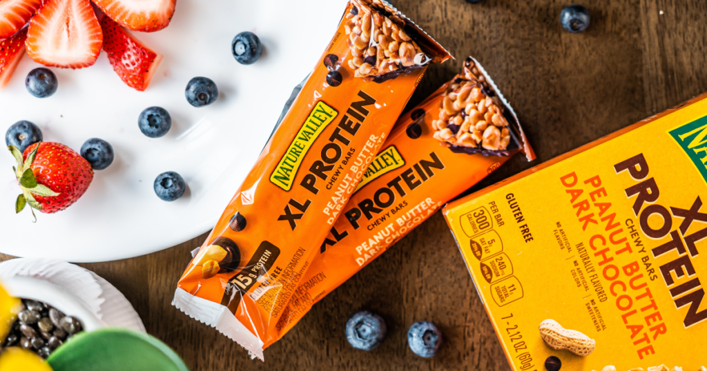 Protein bars as part of an active lifestyle Protein bars as part of an active lifestyle