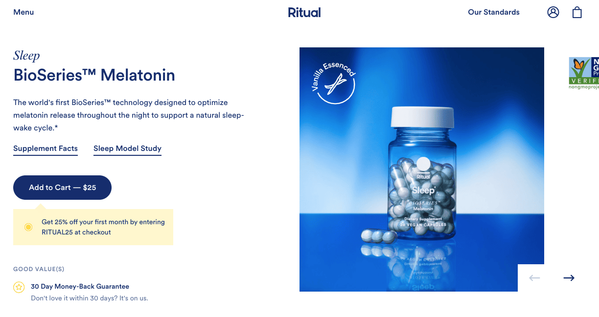 Image showcasing Ritual Melatonin Review - Is It Right For You?