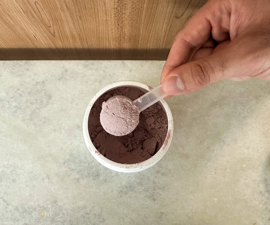 mct wellness powder scoop